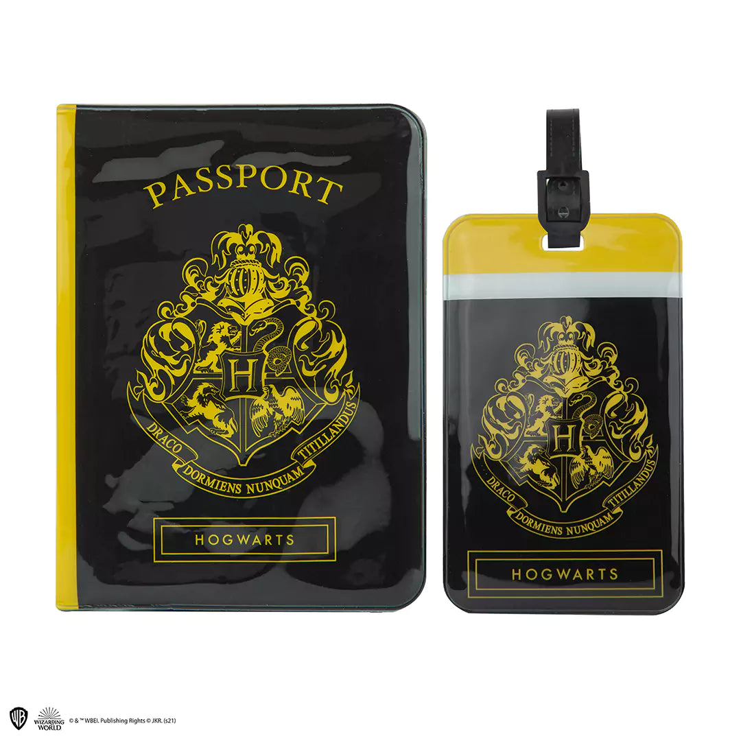Set of Passeport cover and Tag - Hogwarts - Harry Potter