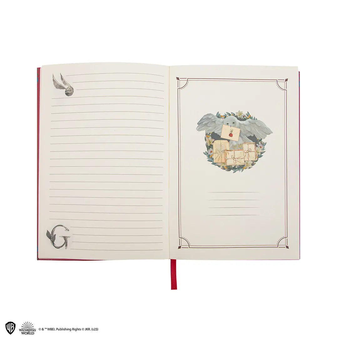 Deluxe notebook and pen Gryffindor - Harry Potter