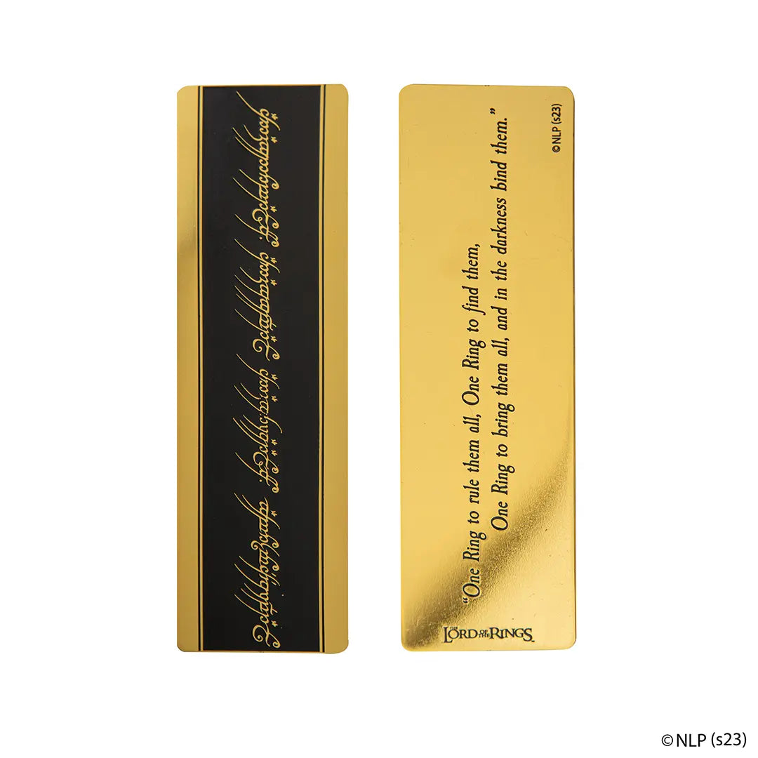 Metal bookmark - One Ring - Lord of the Rings