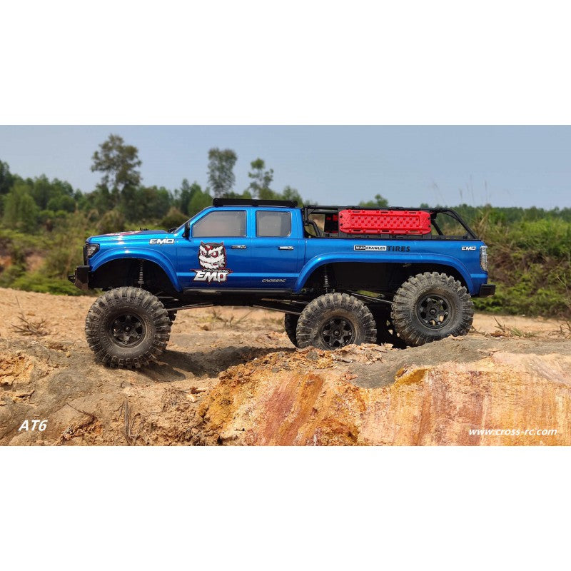 Crawling kit - AT6 EMO 6x6 1/10 RTR Kit (blue)