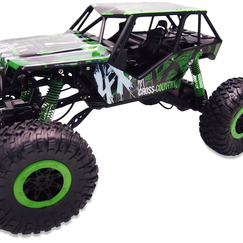 DEMO - Crazy Crawler 1:10 - stor Fjernstyret off-roader m. LYS