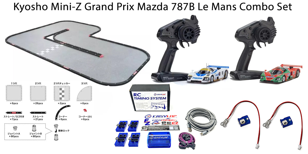 Kyosho Mini-Z Grand Prix Mazda 787B Le Mans Combo Set
