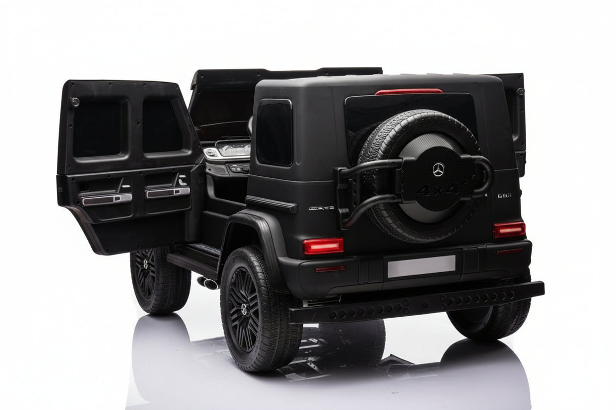 Battery children's car Mercedes G63 24 volt 2 persons matt black