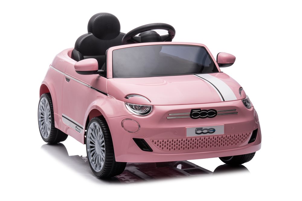 Fiat 500e 12V Elbil til børn – Pink