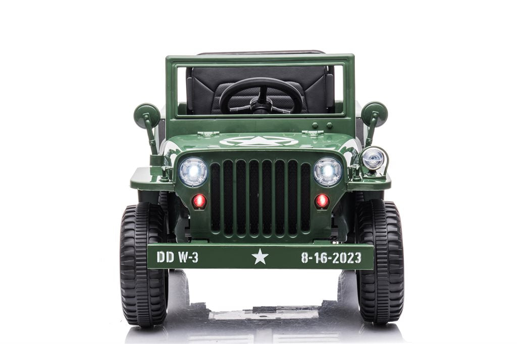 Azeno Desert Army Jeep 4x12V – El-bil til børn