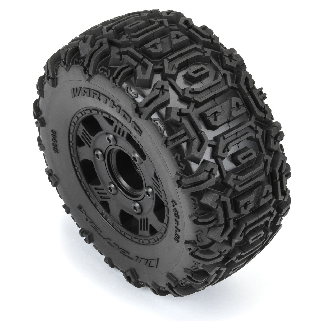 Warthog SC 2.2"/3.0" Off-Road Tires Mounted on Ripper Black 6x30 Removable 12mm Hex Wheels (2) for Slash 2wd & Slash 4x4 Front or Rear