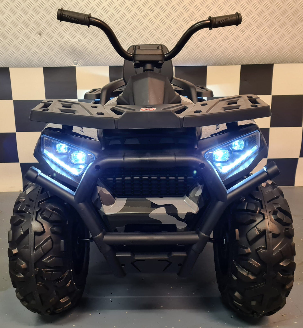 Electric quad Desert 12 volt camo green