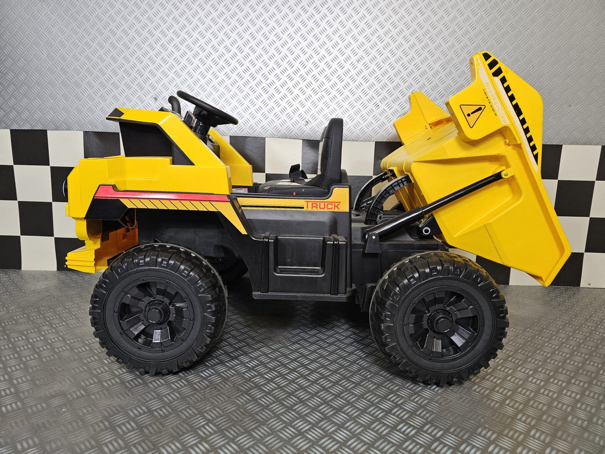 Dumper elektrisk børnelastwagen m. fjernbetjening