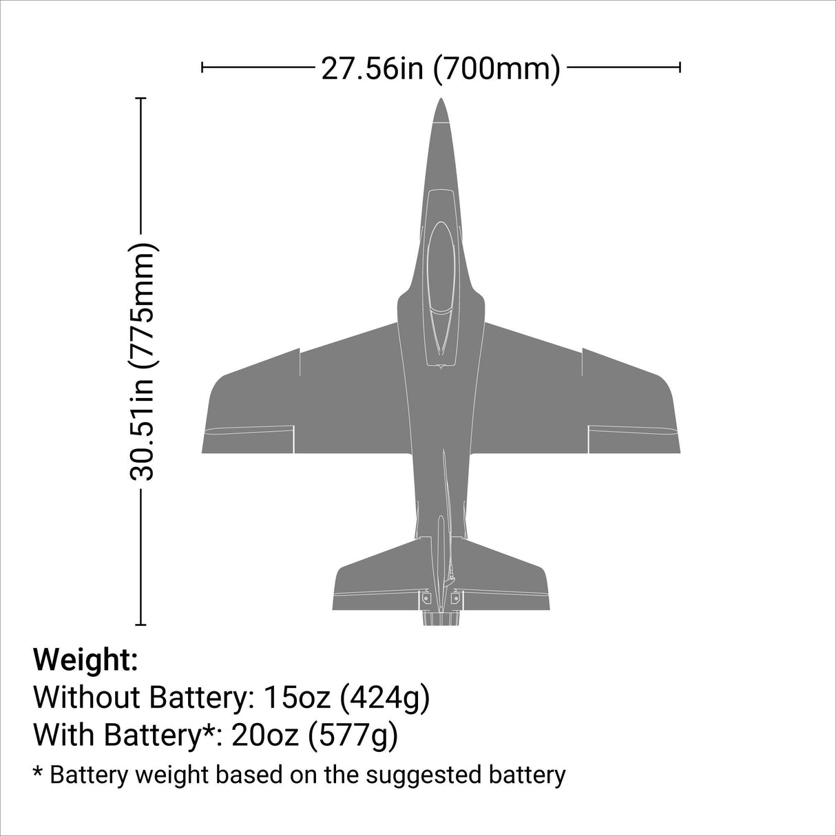 Habu SS 50mm EDF BNF Basic