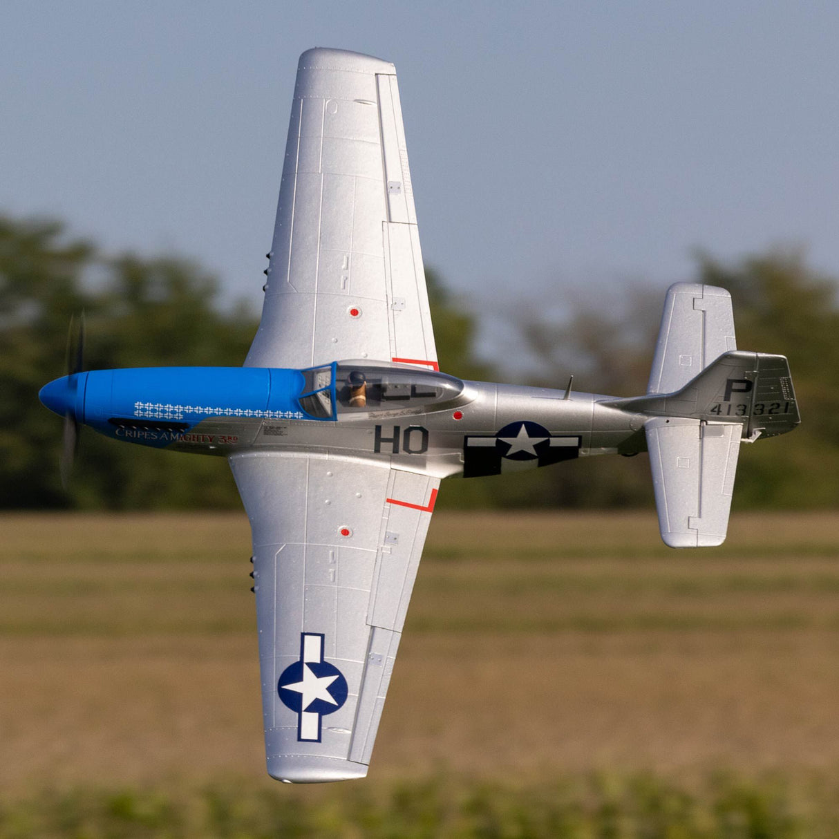 P-51D Mustang 1.2m with Smart BNF Basic-