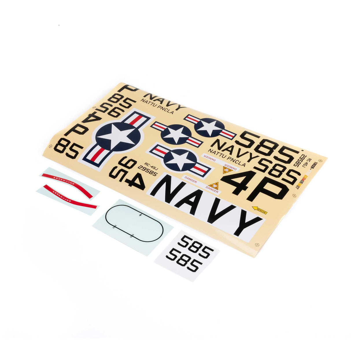 Decal Sheet (Navy): RC-45J 1.5m