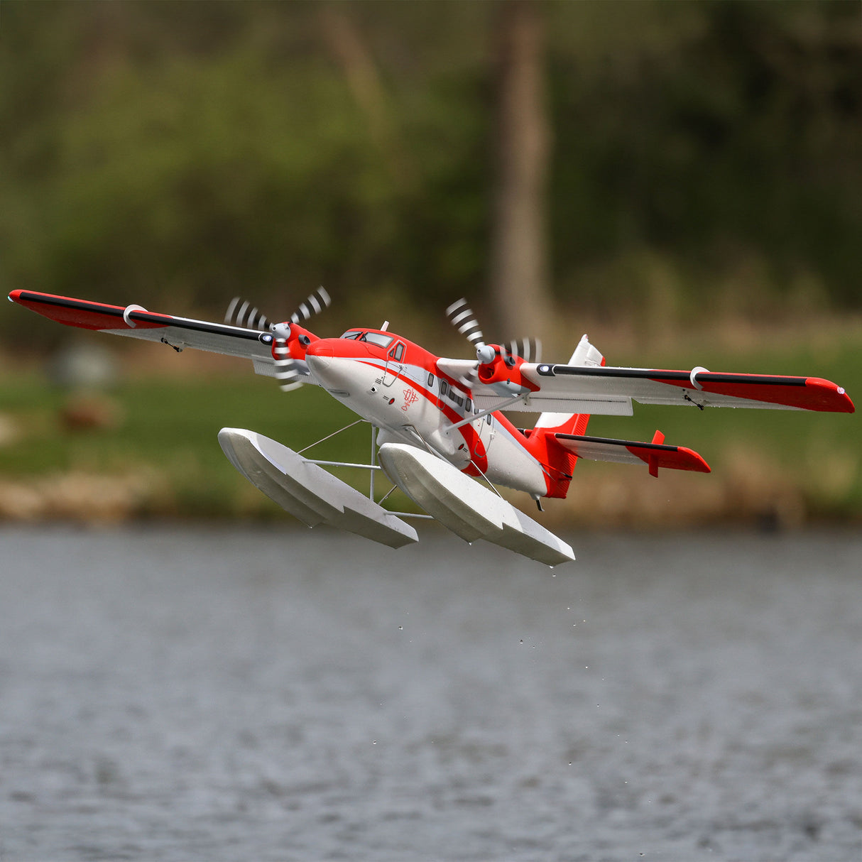 DHC-6 Twin Otter 1.4m BNF Basic with AS3X+ and SAFE Select with Floats