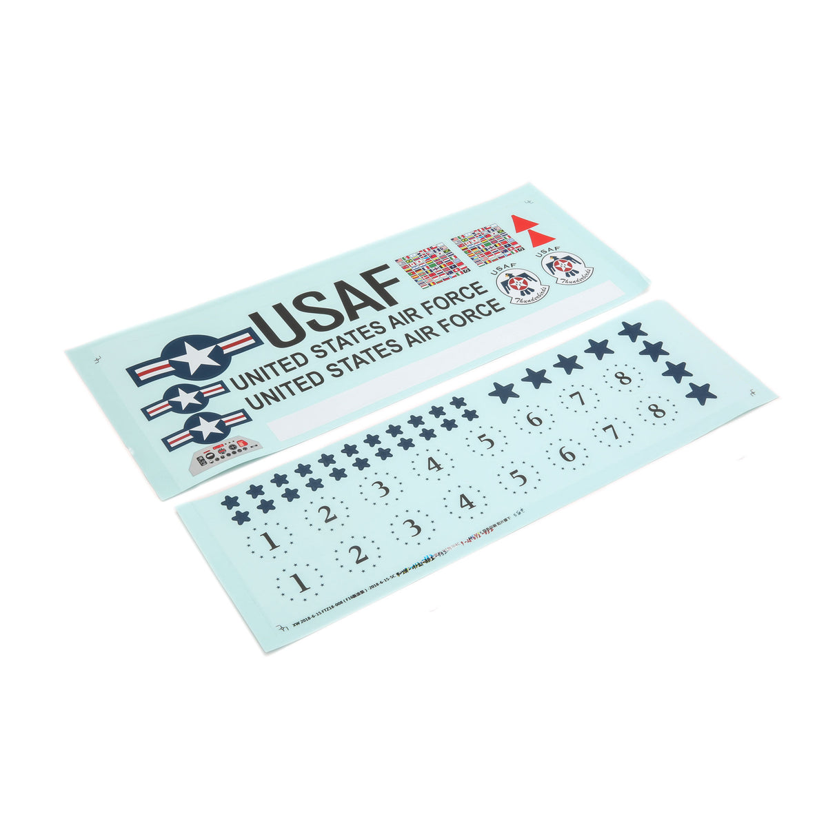 Decal Set: F-16 Thunderbird 70mm EDF-