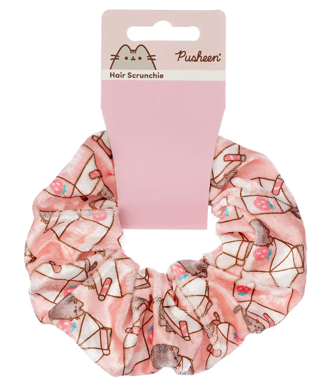 Pusheen the cat and milk scrunchie - Pusheen