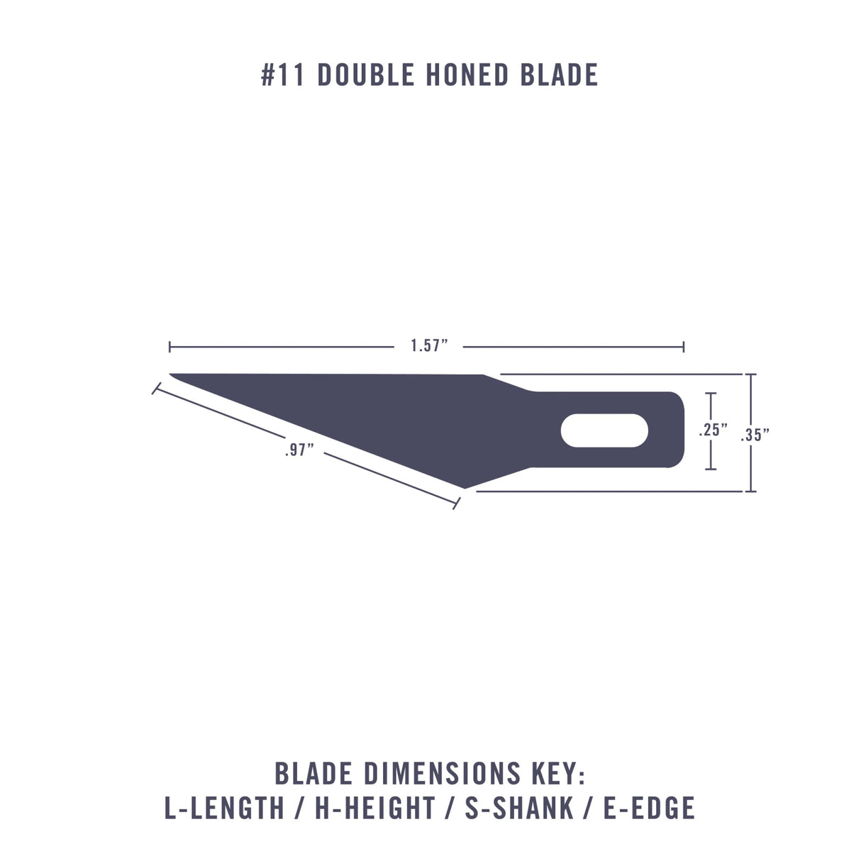 Knife Blade #11 TiN Coated (5)