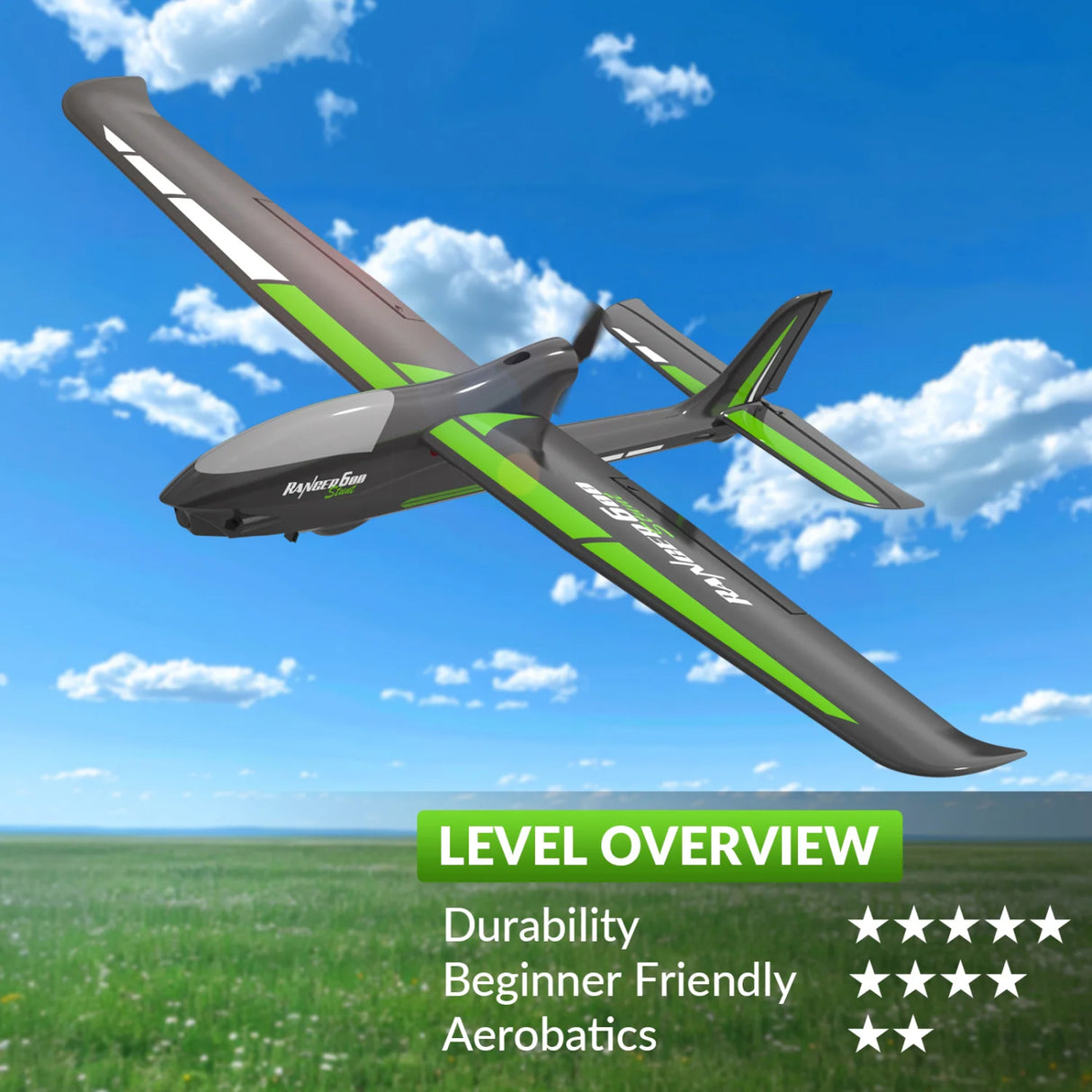 Ranger 600 4CH Gyro 600mm RTF Black