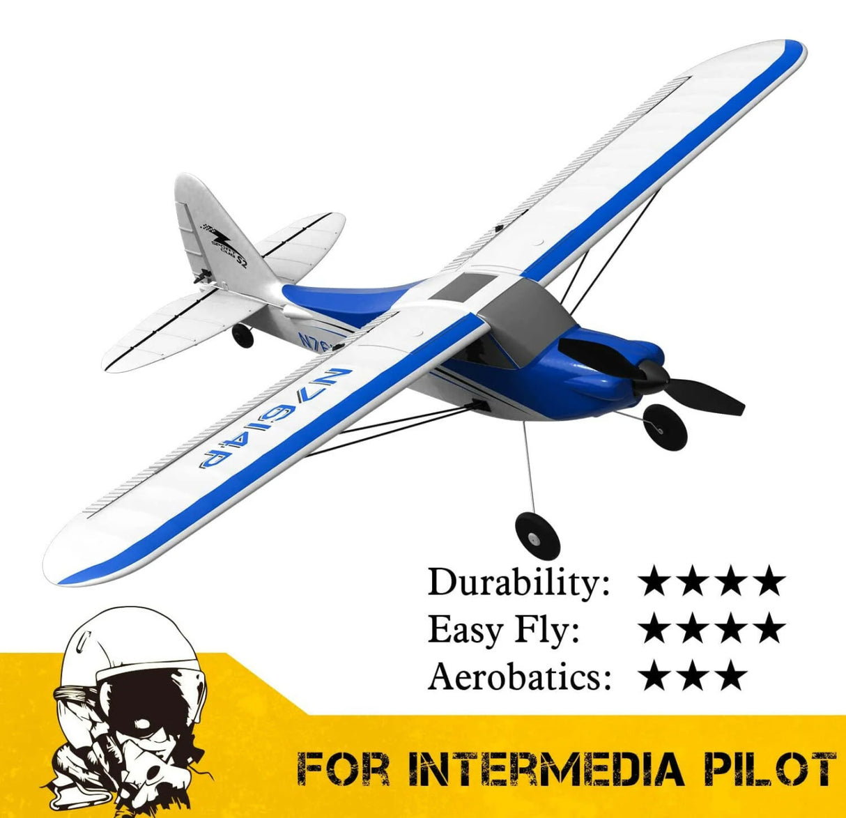 Sport Cub 500 4CH Gyro 500mm RTF Blue