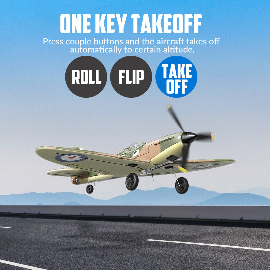 Spitfire 4CH Gyro 400mm RTF