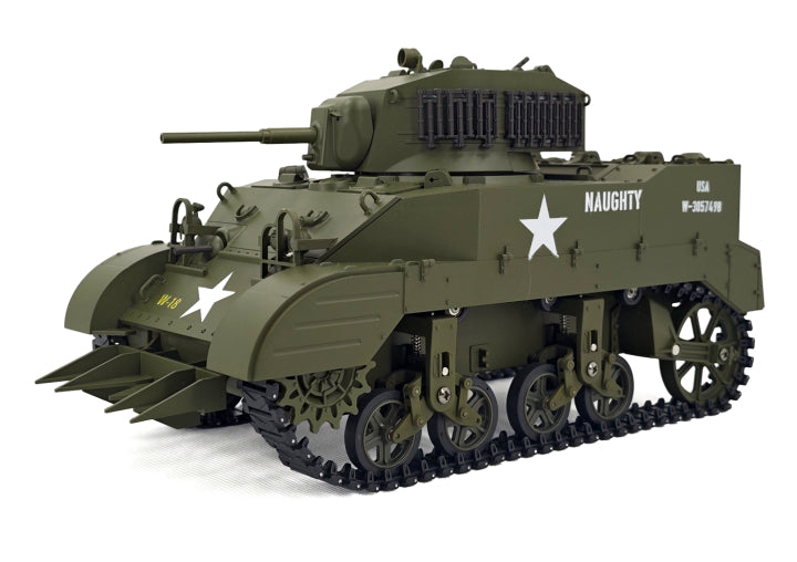 M5A1 Stuart RC Tank 1/16 Green