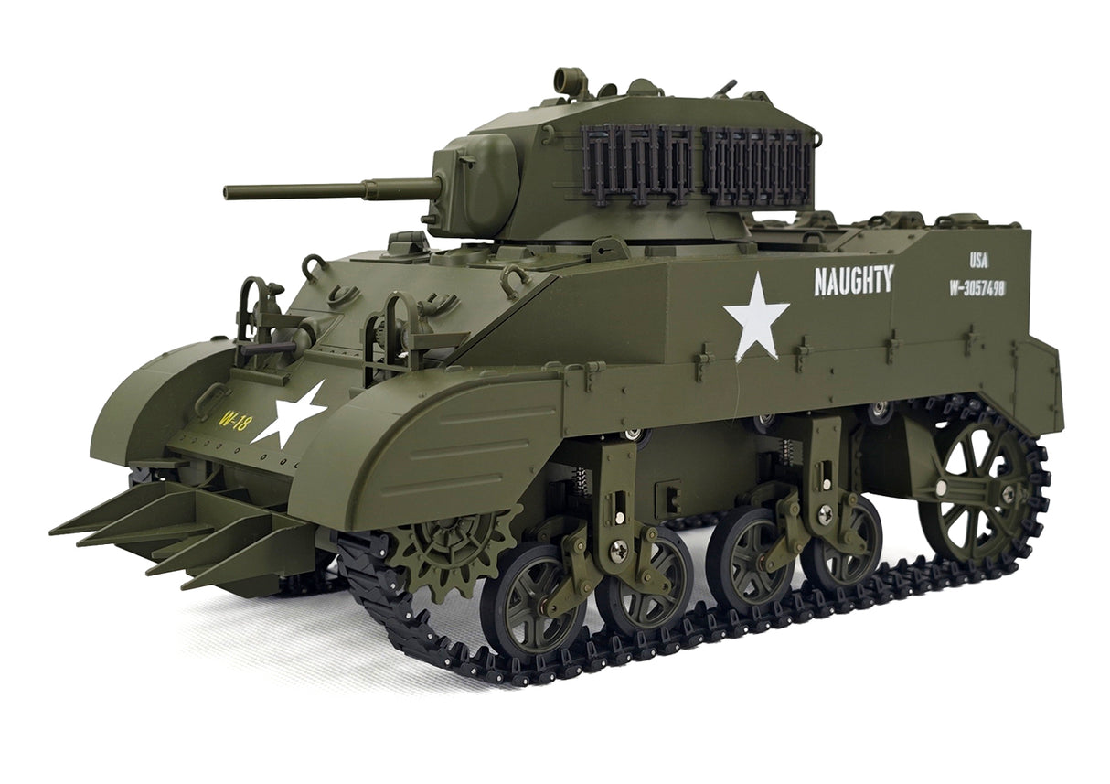 M5A1 Stuart RC Tank 1/16 Green