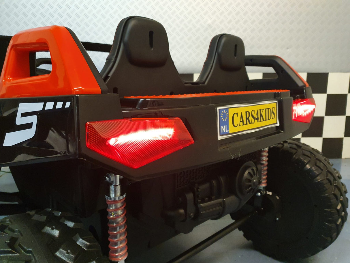Power Buggy 24 volts, 4 wheel drive with RC for 2 children red