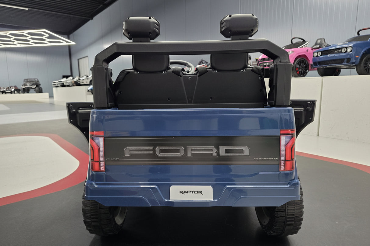 Ford Raptor 2-personers 24 volt sort børnebil