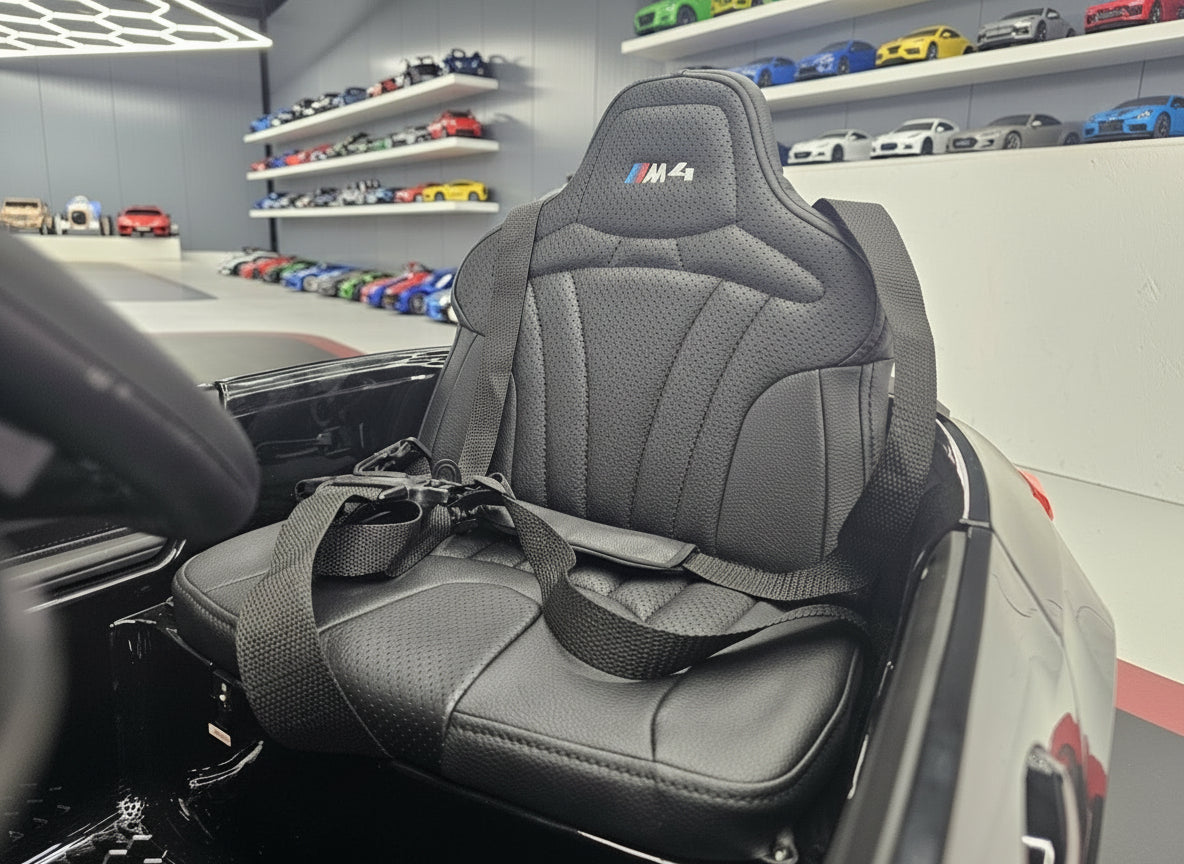 Electric children's car BMW M4 12 volt metallic black