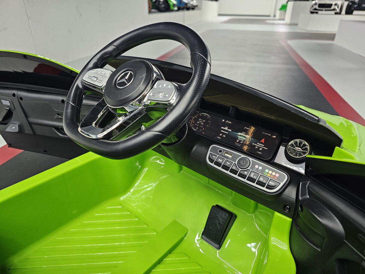 Children's car Mercedes CLA 45 green
