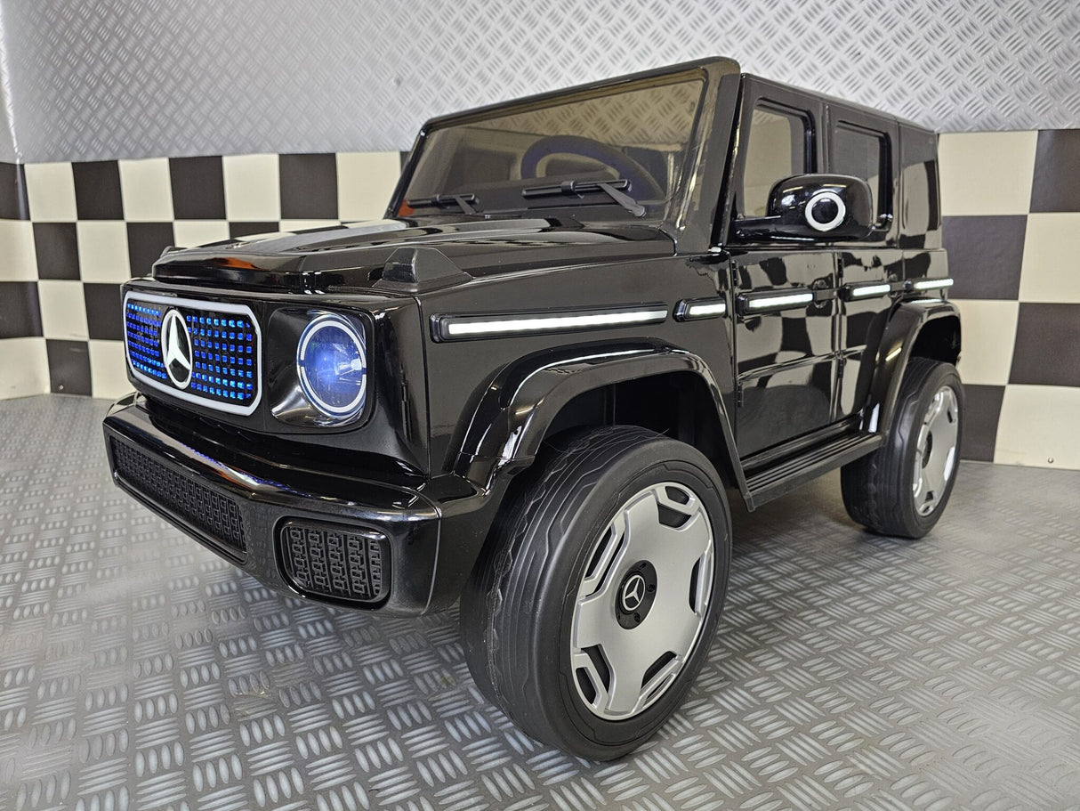 Children's car Mercedes EQG black 12 volts