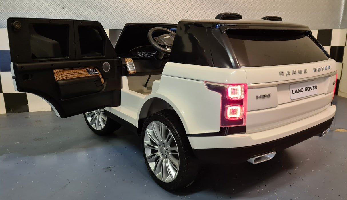 Battery Children's car Range Rover HSE Sport 2 person 12V 4 motors White