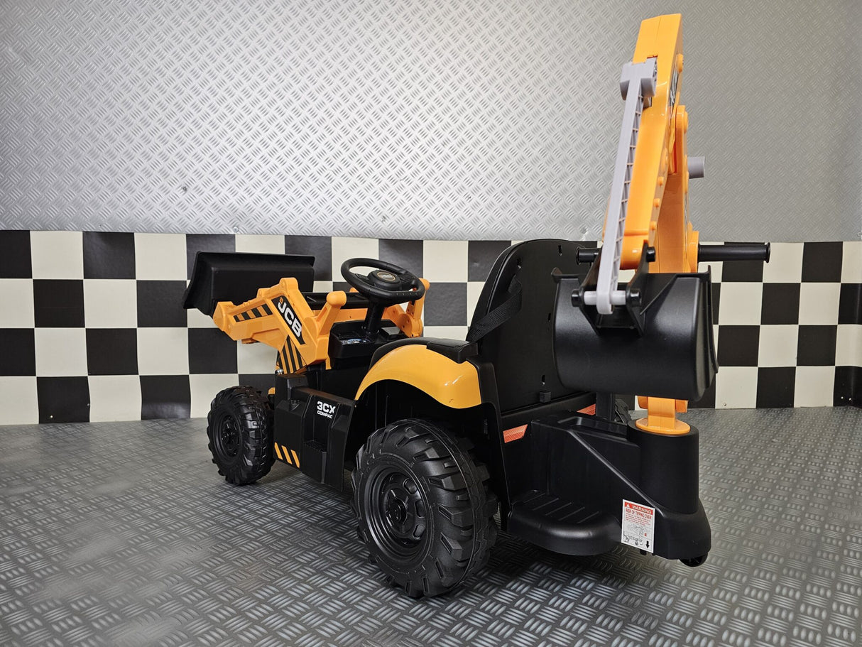 Children's tractor JCB Sitemaster 12 volts