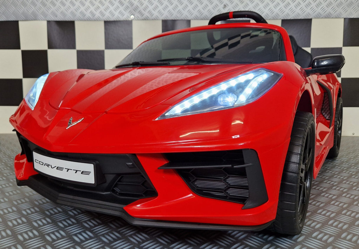 Corvette C8 electric children's car 12 volts 2 persons