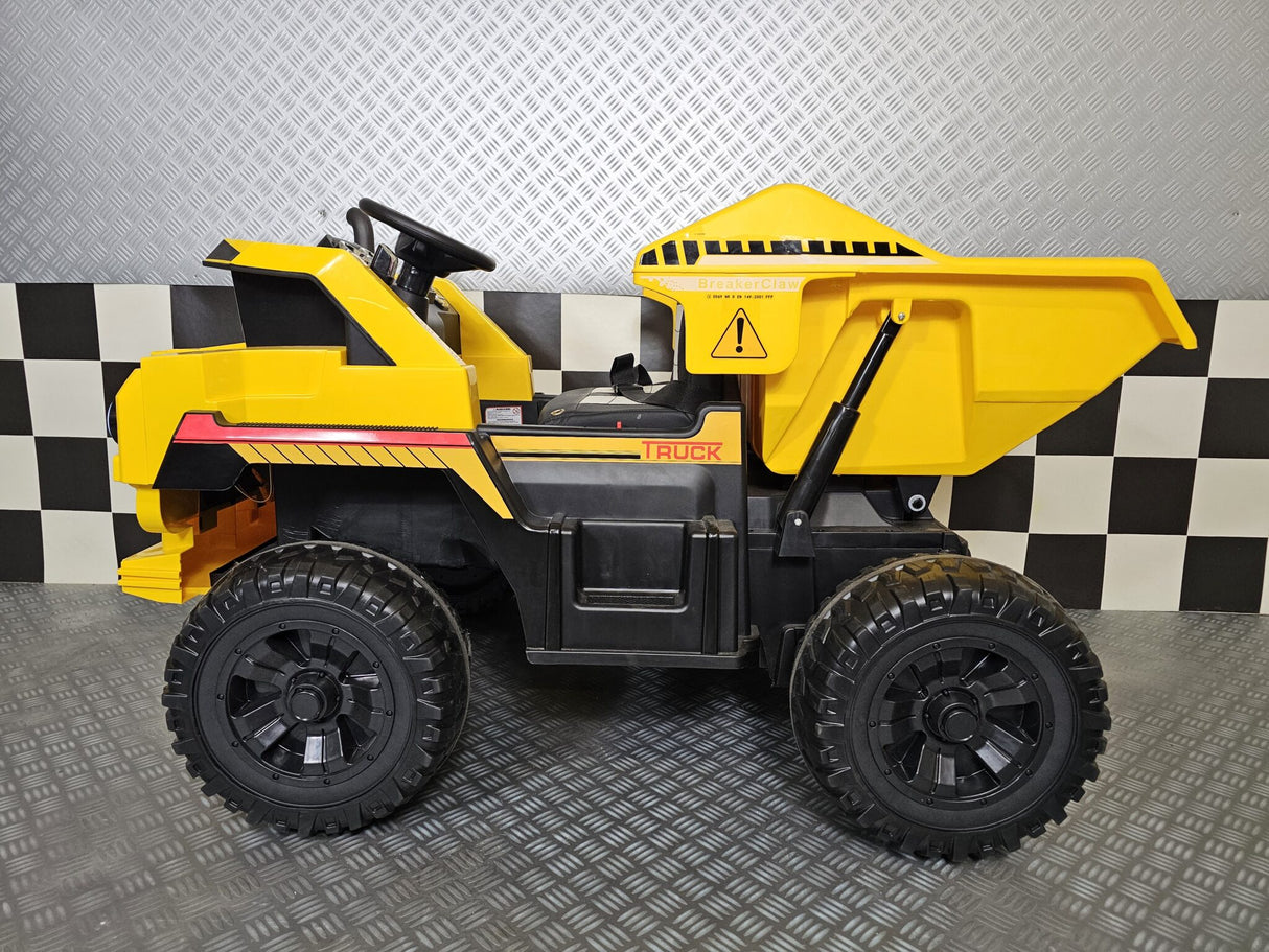 Dumper elektrisk børnelastwagen m. fjernbetjening