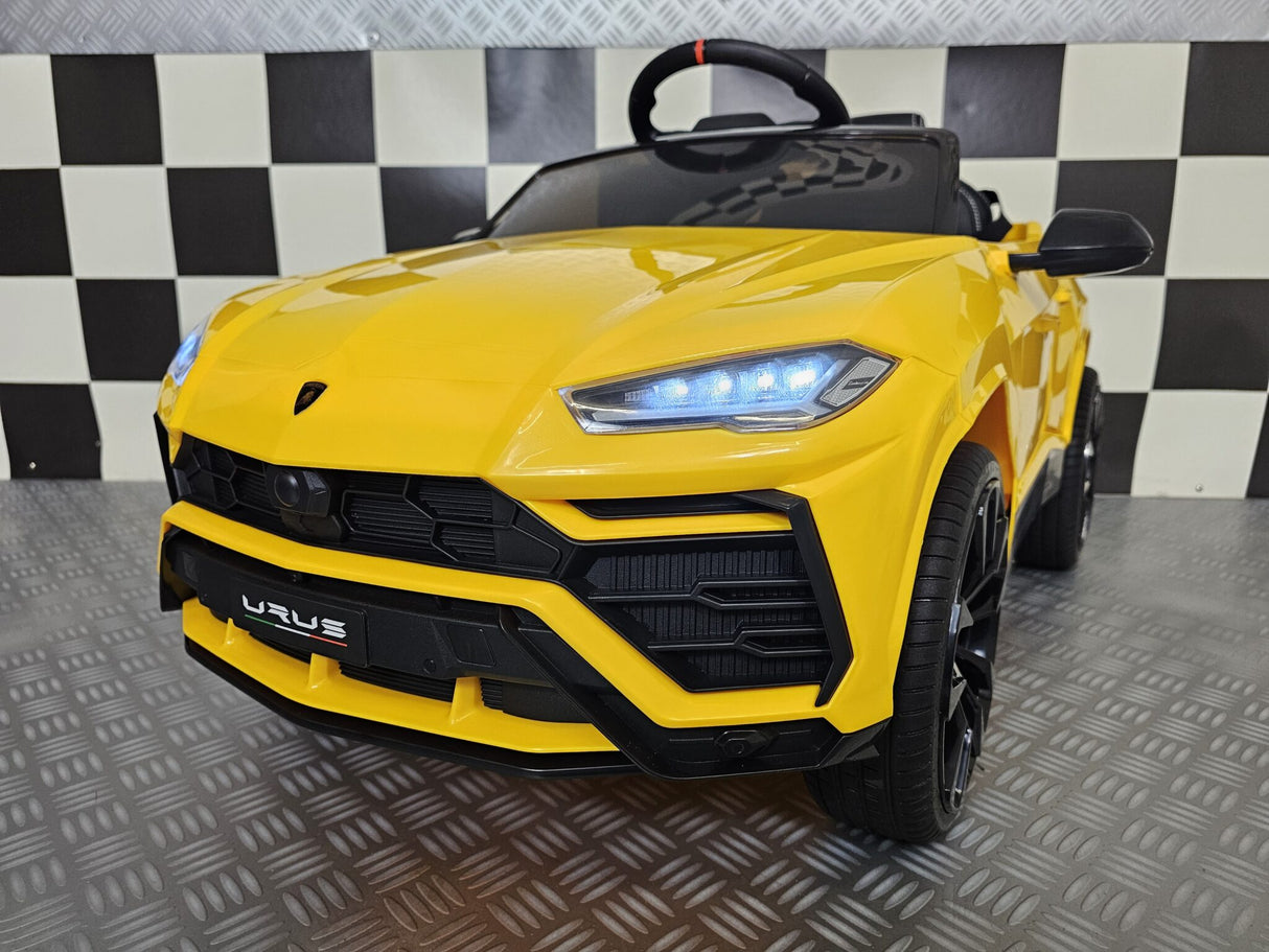 Electric children's car Lamborghini Urus 12 volt yellow