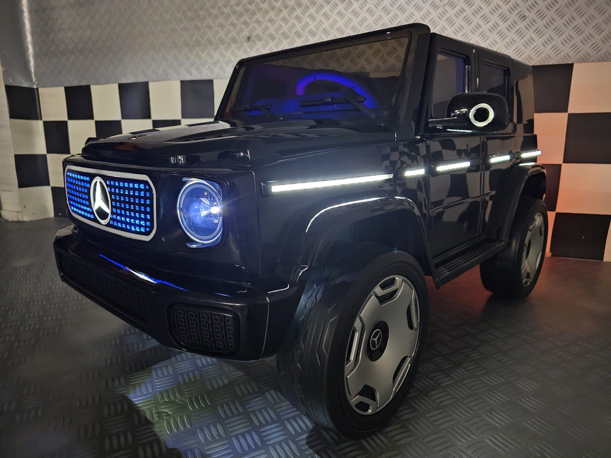 Children's car Mercedes EQG black 12 volts
