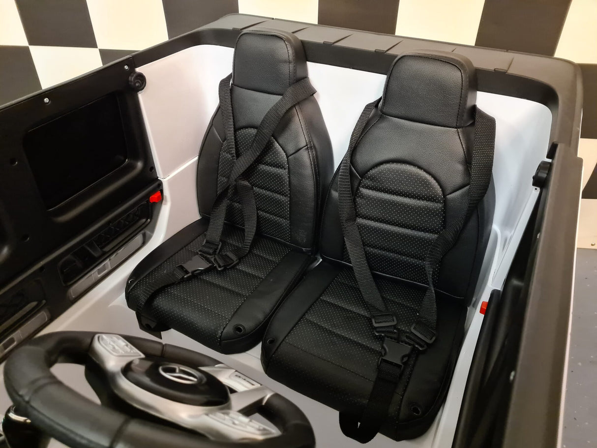 Battery children's car Mercedes G63 2 persons 24 volt white