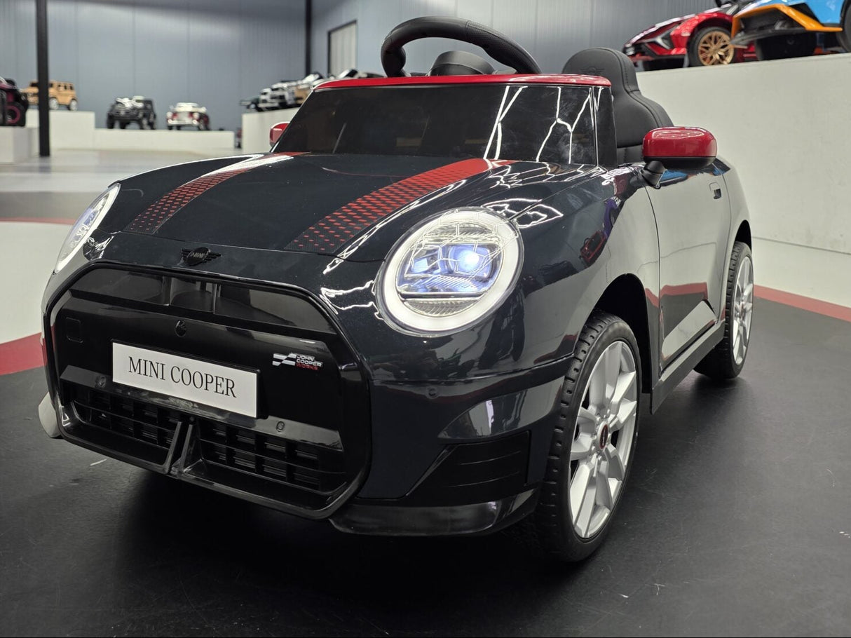 Electric children's car Mini Cooper S 12 volt metallic black