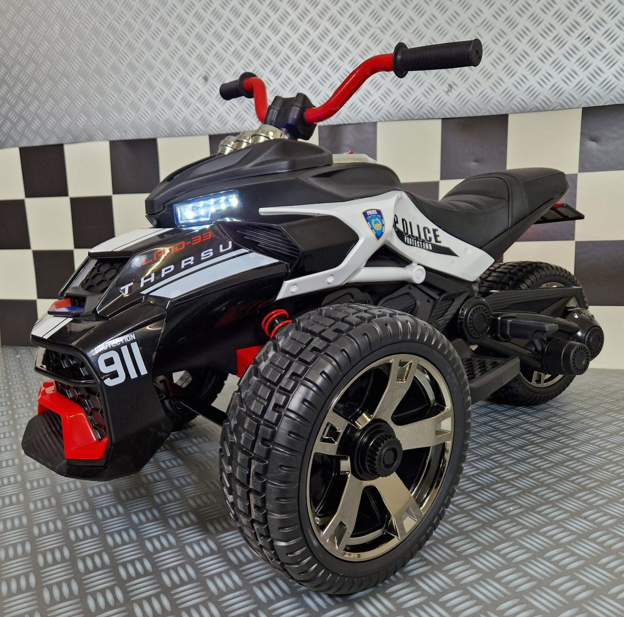 Children's motorcycle Spyder police 12 volt