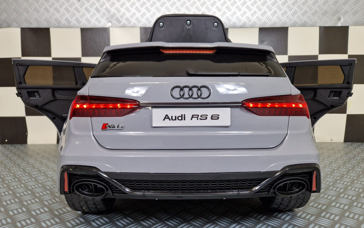 Electric children's car Audi RS 6 nardo grey