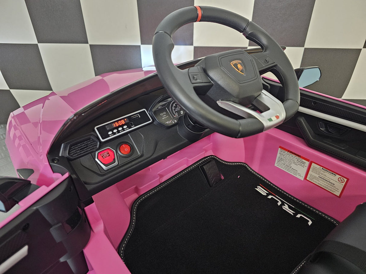 Battery children's car Lamborghini Urus pink 12 volts