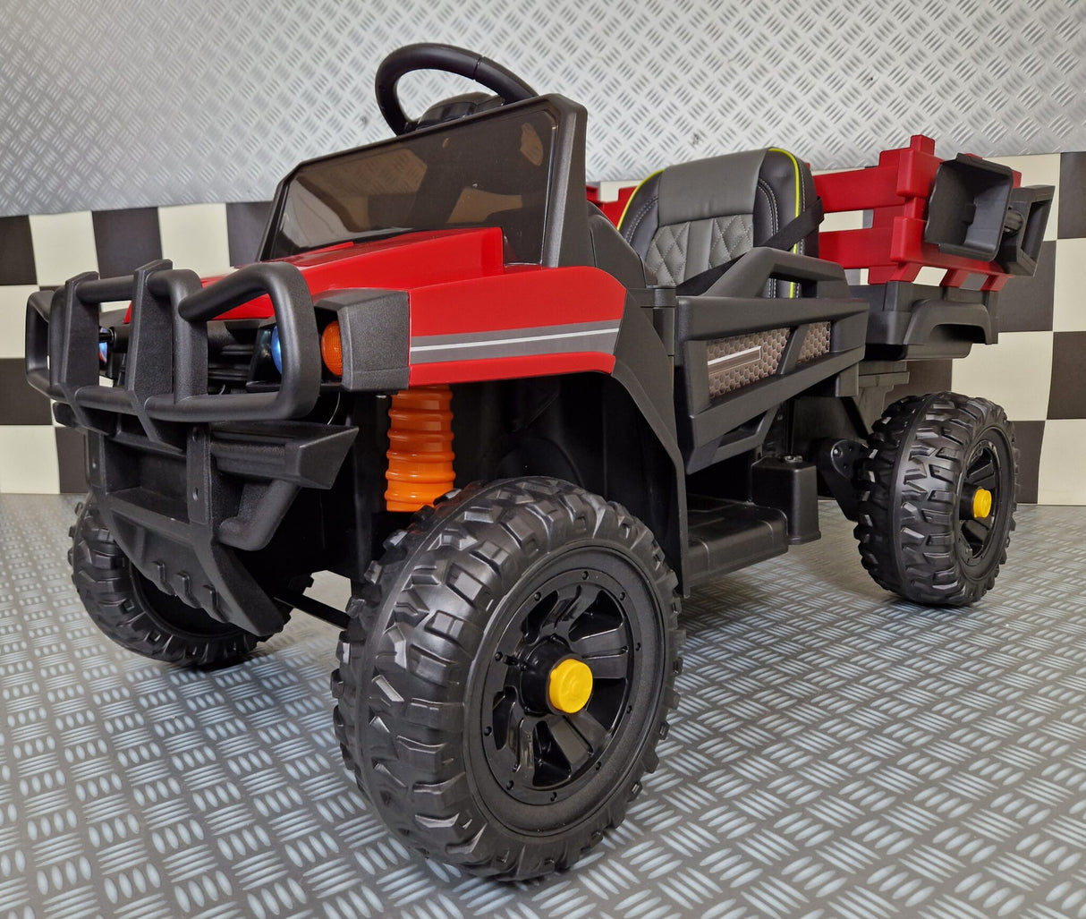 Electric Transporter 1 person red with RC