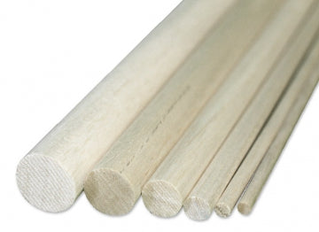 Minicars Wood 91396 - Hardwood Dowel Rod 10x1000mm