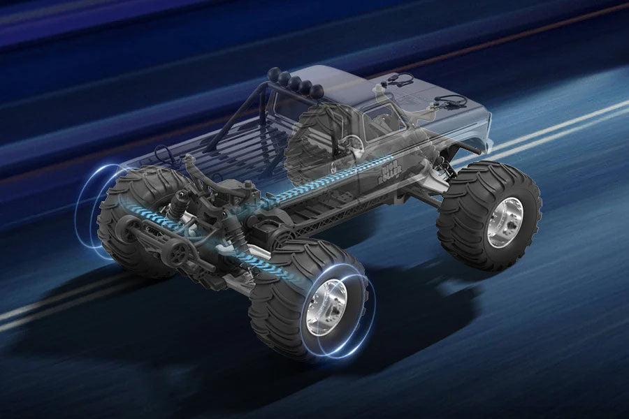 Fjernstyret Ford F100 Monster truck RTR kit - Dentside