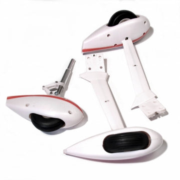 FMS MG301 - Landing Gear Set Cessna 182 red stripe