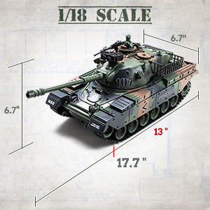 Seriøs fjernstyret tank med ægte kugler, ægte røg, ægte bevægelser samt mulighed for vandkugler