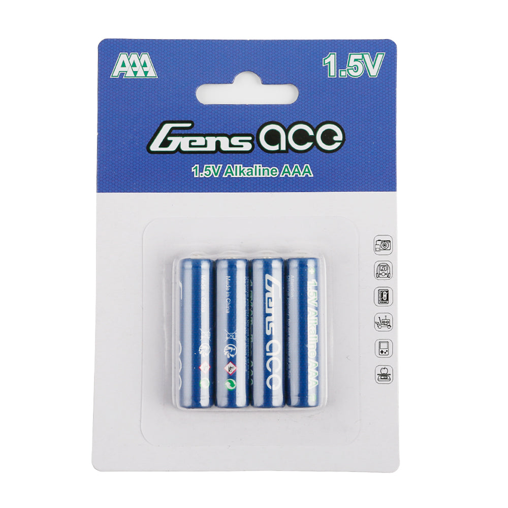GENS ACE GE0-AAA - Gens ace AAA Alkaline 1.5V Dry Cell 4pcs