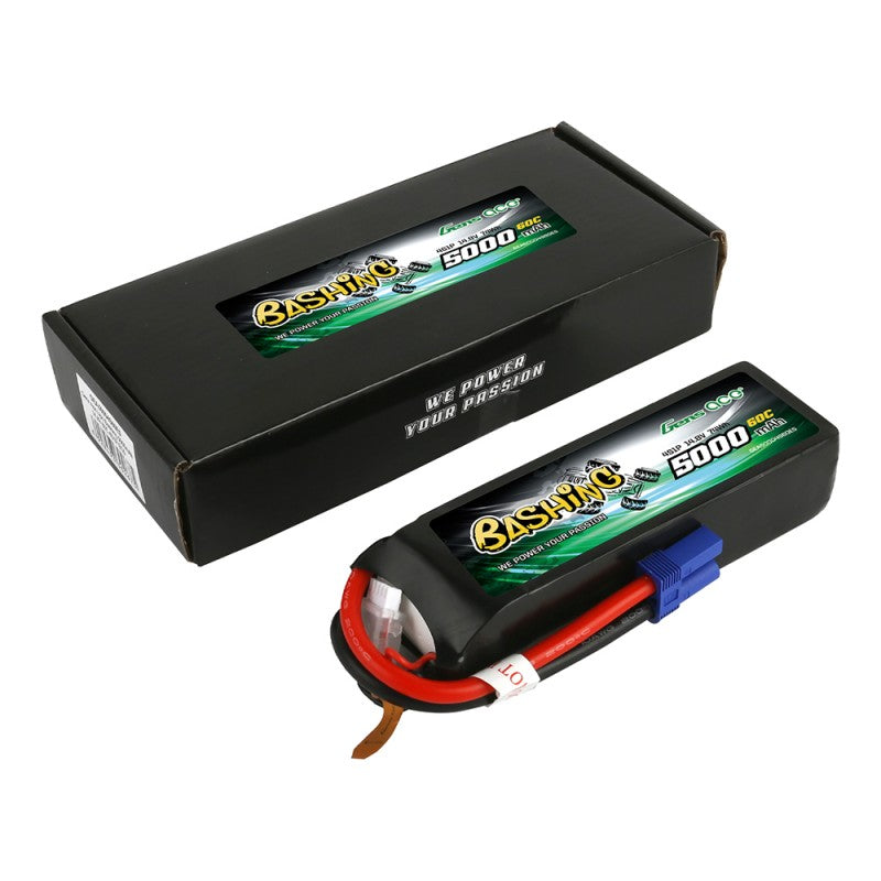 GENS ACE GE3-5000LP-4C5-60 - Gens ace Bashing LiPo 4S 14.8V-5000-60C EC5 136x42x34mm 440g Soft