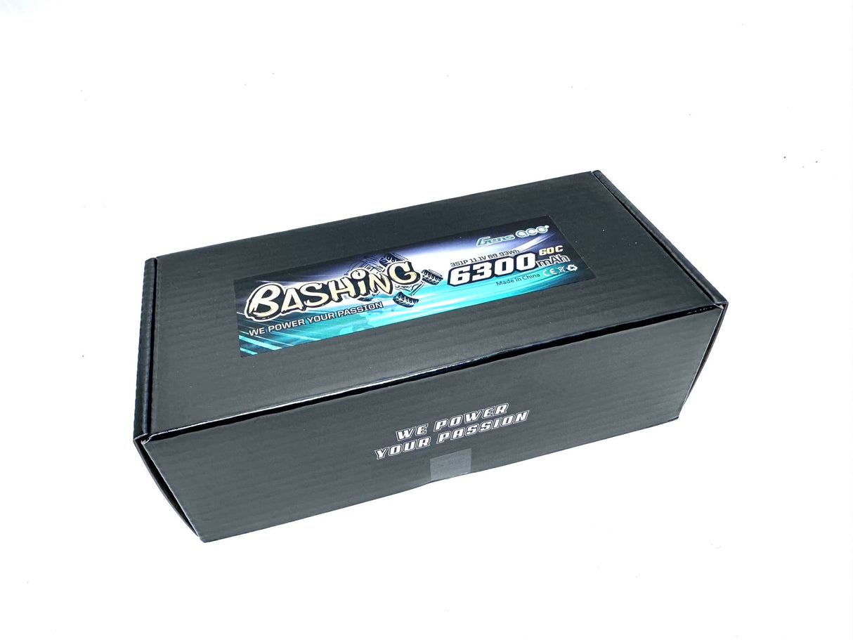 GENS ACE GE3-6300-3D-60 - Gens ace Bashing LiPo 3S 11.1V-6300-60CDeans 139x46.5x38mm 430g