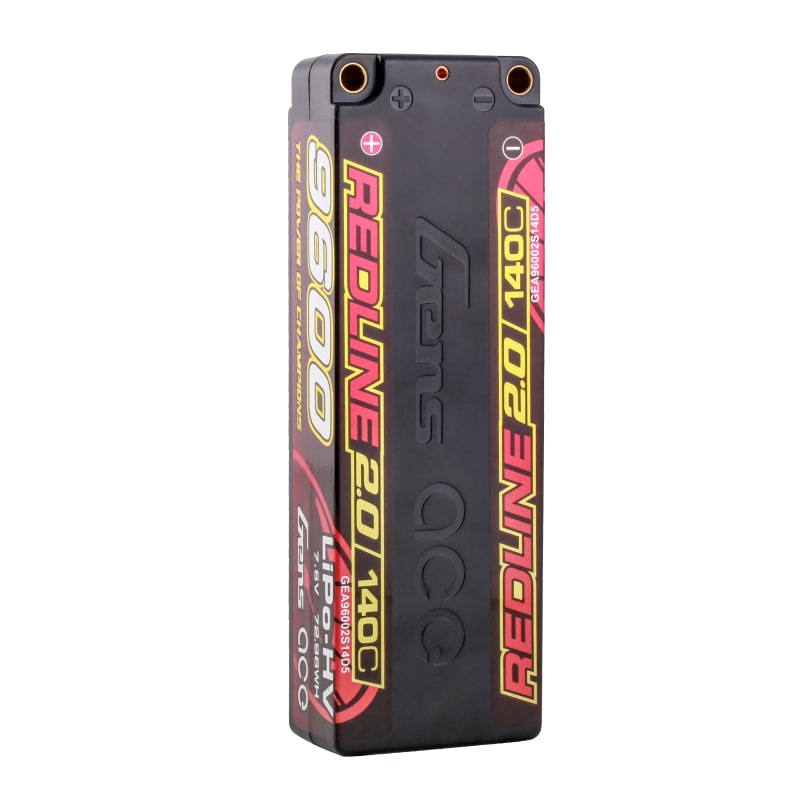 GENS ACE GEA96002S14D5 - GensAce Redline 2.0 2S HV 7.6V-140C-9600 139x47x25mm 324g