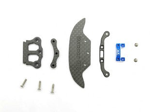 GL Racing GG-OP-045 - Giulia Front carbon bumper & rear carbon post set for GL LBO GT3 hard body